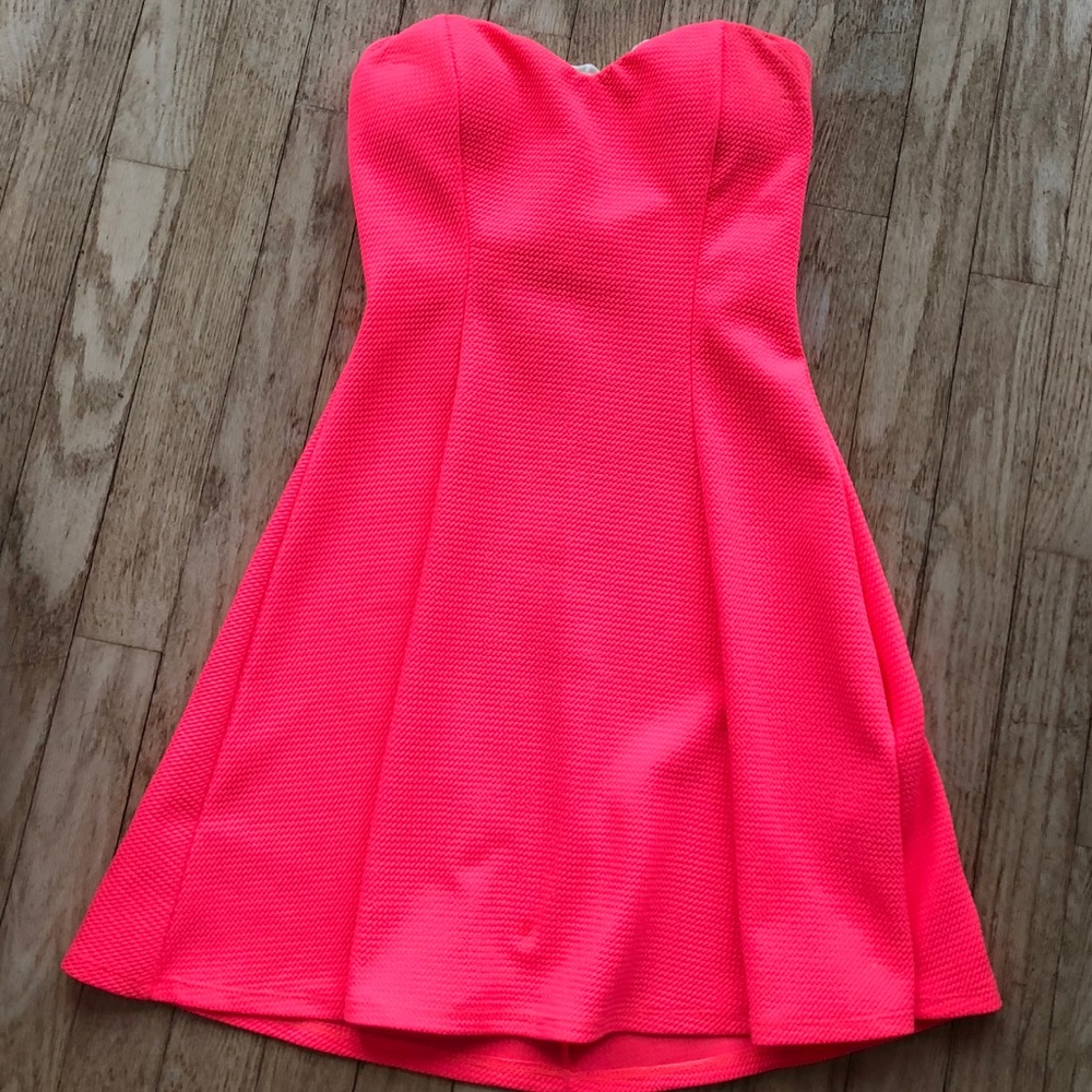 Hot pink dress , very cute worn twice.